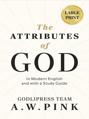 cover image of A. W. Pink's the Attributes of God